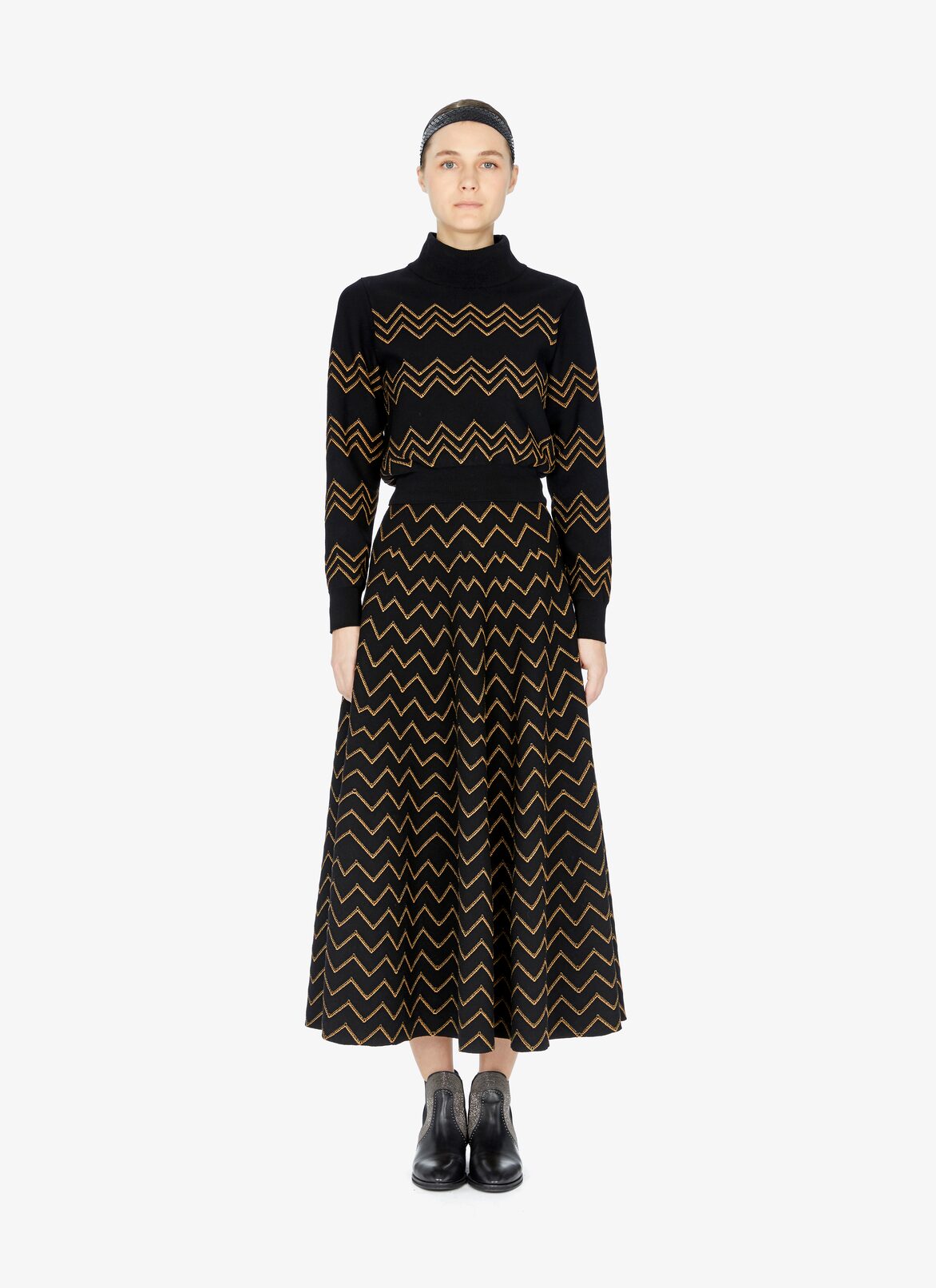 PULL NAZARE MULTI BLACK/OR ALAÏA BLACK/GOLD  PULL NAZARE MULTI BLACK/OR